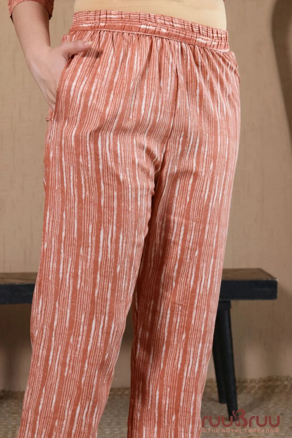 Malai Cotton 3 Pcs Suit with elegant yoke embroidery.
