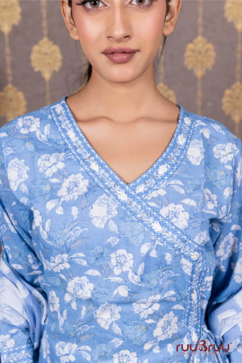 Ang Rakha-Style 60’s Cotton Printed Ladies Suit.