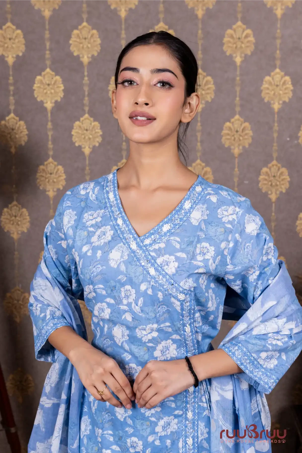 Ang Rakha-Style 60’s Cotton Printed Ladies Suit.