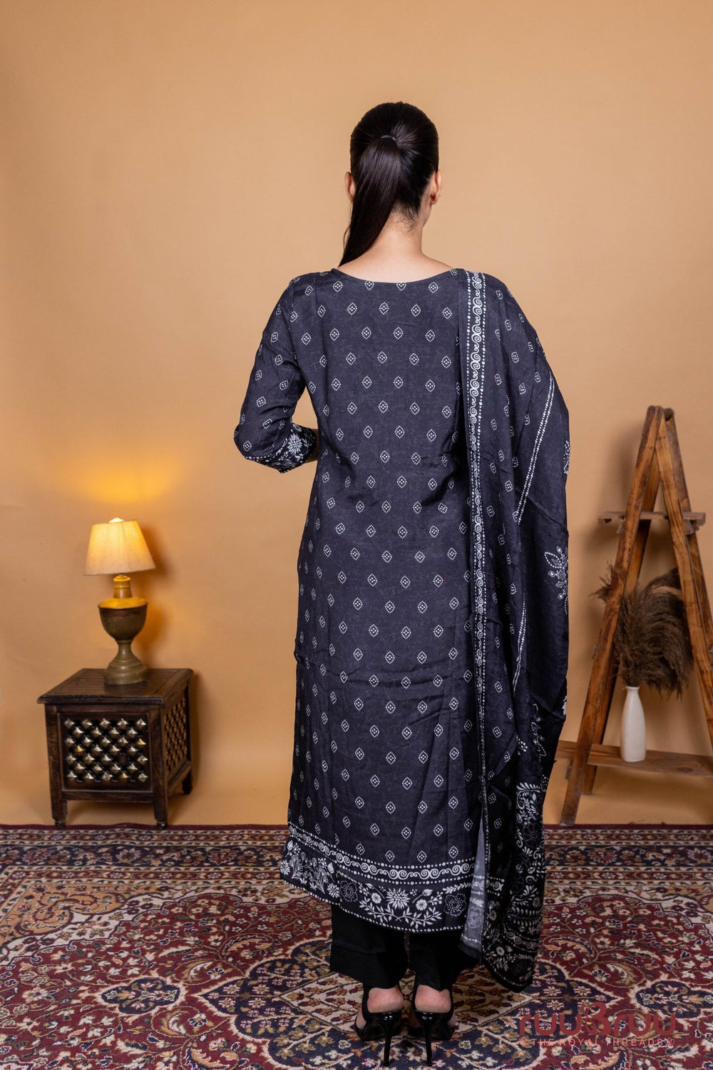 Pure Masleen Ladies Suit with Digital Print.